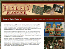 Tablet Screenshot of hendrixproduce.com